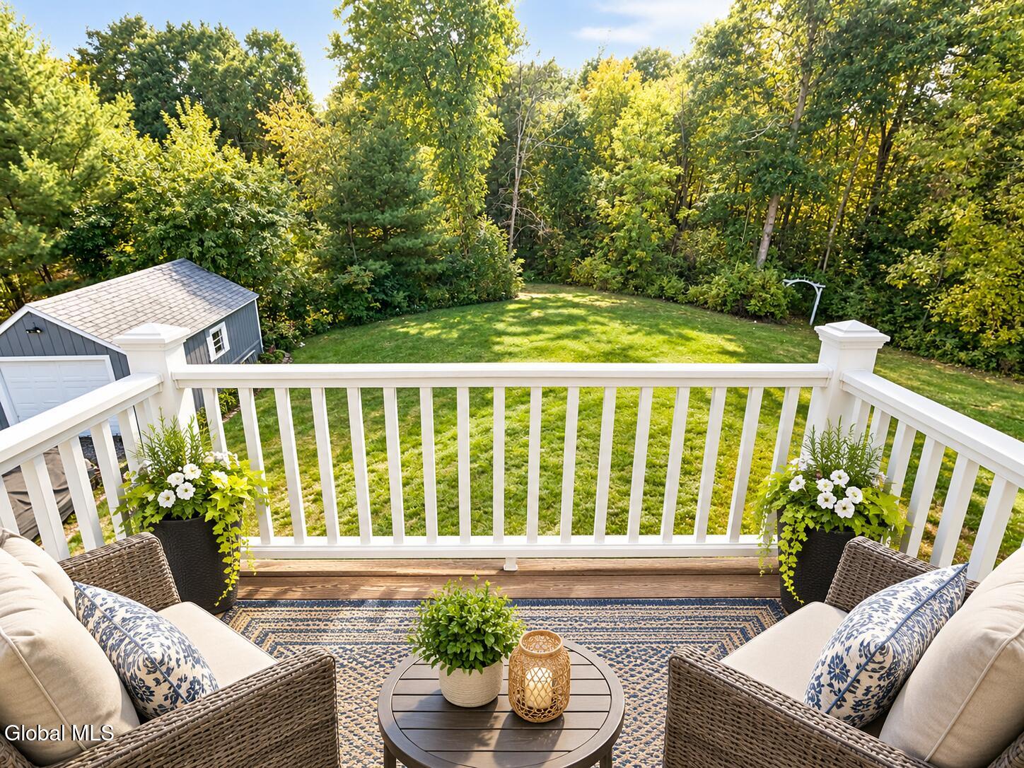 106 Ruhle Road North Ballston Spa, NY 12020 - Photo 17 of 22 balcony off the office