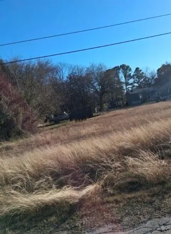 a view of a dry yard