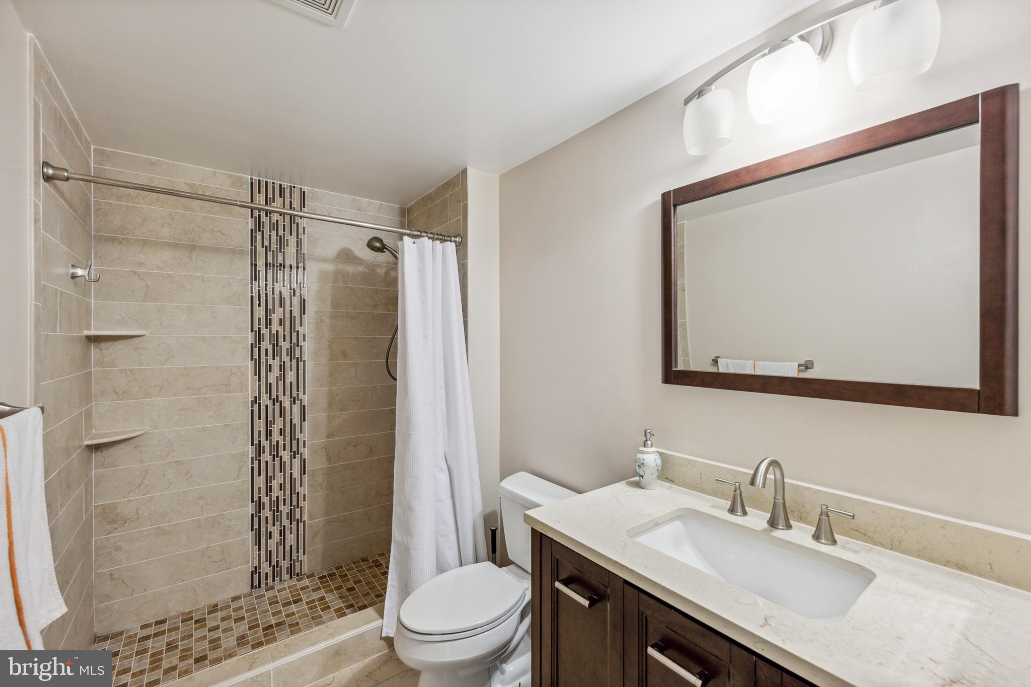 2726 Gallows Road, Unit 412 Vienna, VA 22180 - Photo 19 of 38 Primary Updated Bathroom