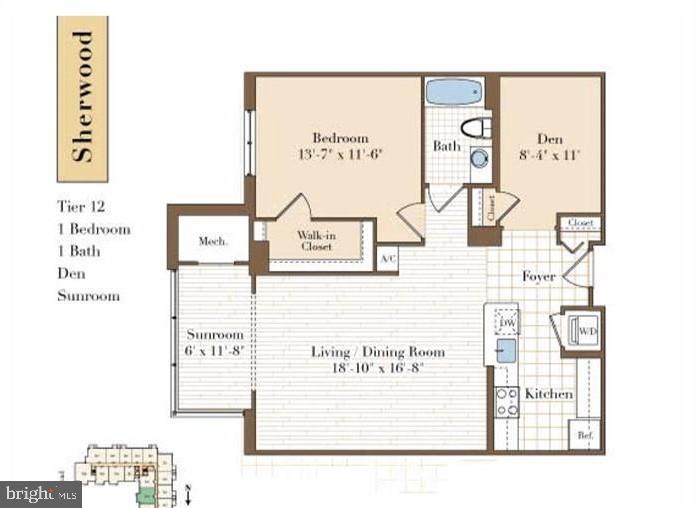 2726 Gallows Road, Unit 412 Vienna, VA 22180 - Photo 23 of 38 Unit Layout