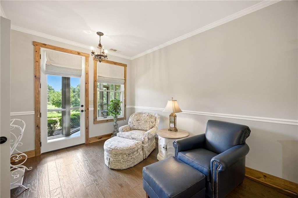 1620 Pond Fork Church Road Talmo, GA 30575 - Photo 31 of 73 a living room with furniture and a large window