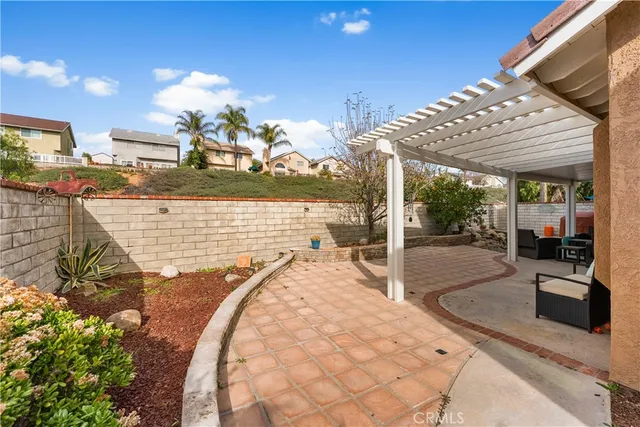 a view of a swimming pool with seating area