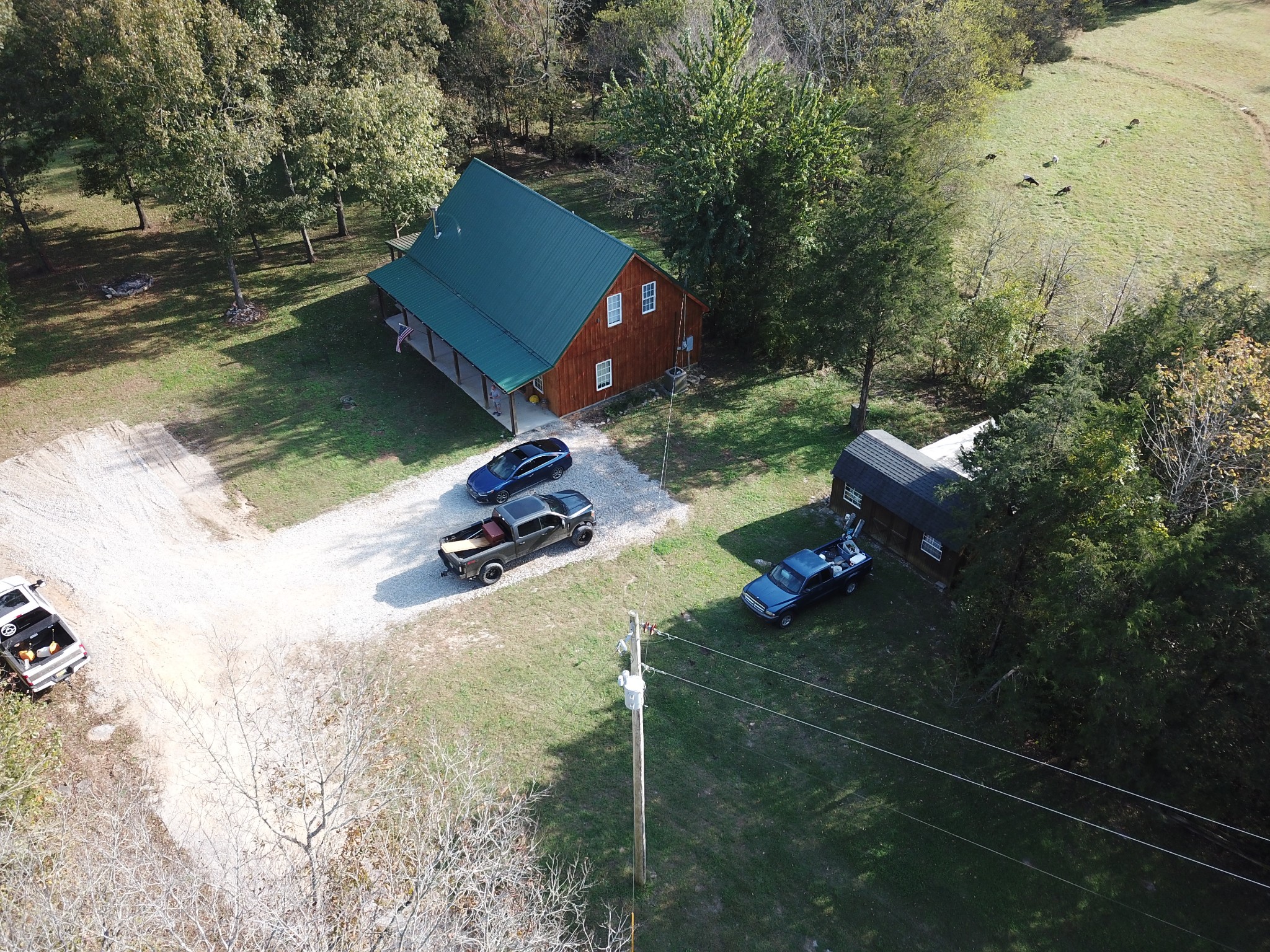 2314 Joe Brown Road Spring Hill, TN 37174 - Photo 12 of 28 an aerial view of a house with garden space and trees all around