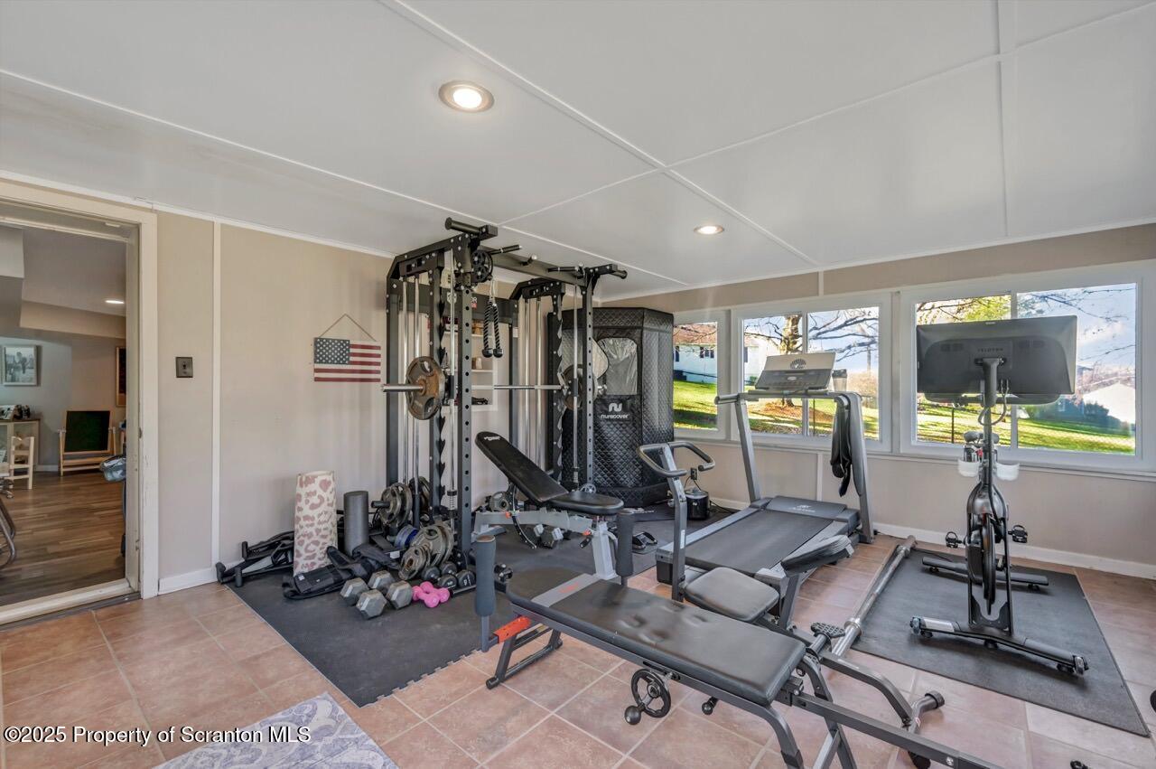 101 Miller Road Clarks Summit, PA 18411 - Photo 38 of 51 a view of a room with gym equipment