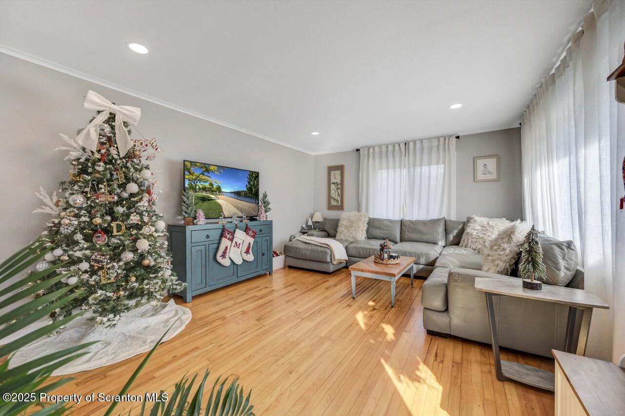 101 Miller Road Clarks Summit, PA 18411 - Photo 5 of 51 a living room with furniture and a christmas tree