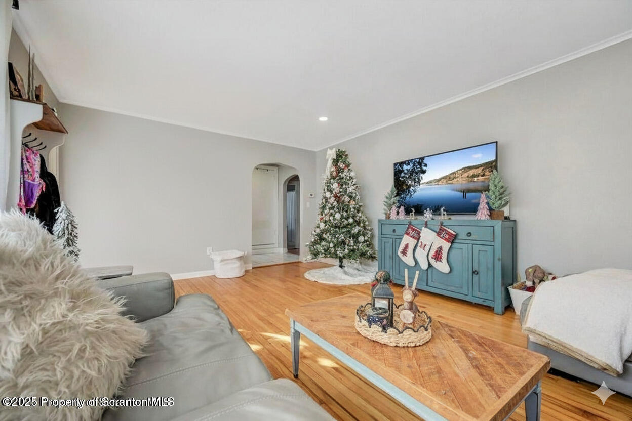 101 Miller Road Clarks Summit, PA 18411 - Photo 6 of 51 a living room with furniture and flat screen tv