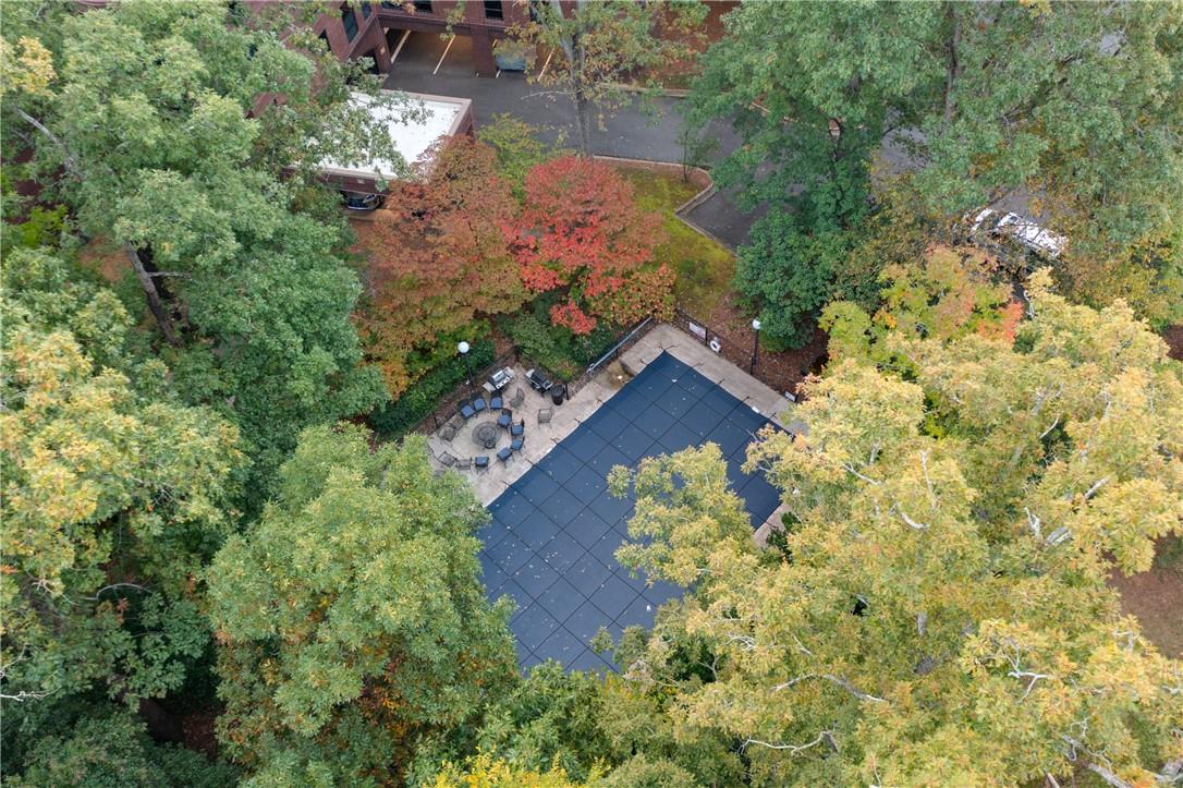 866 Cherokee Road Charlotte, NC 28207 - Photo 31 of 35 an aerial view of residential house with outdoor space and trees all around