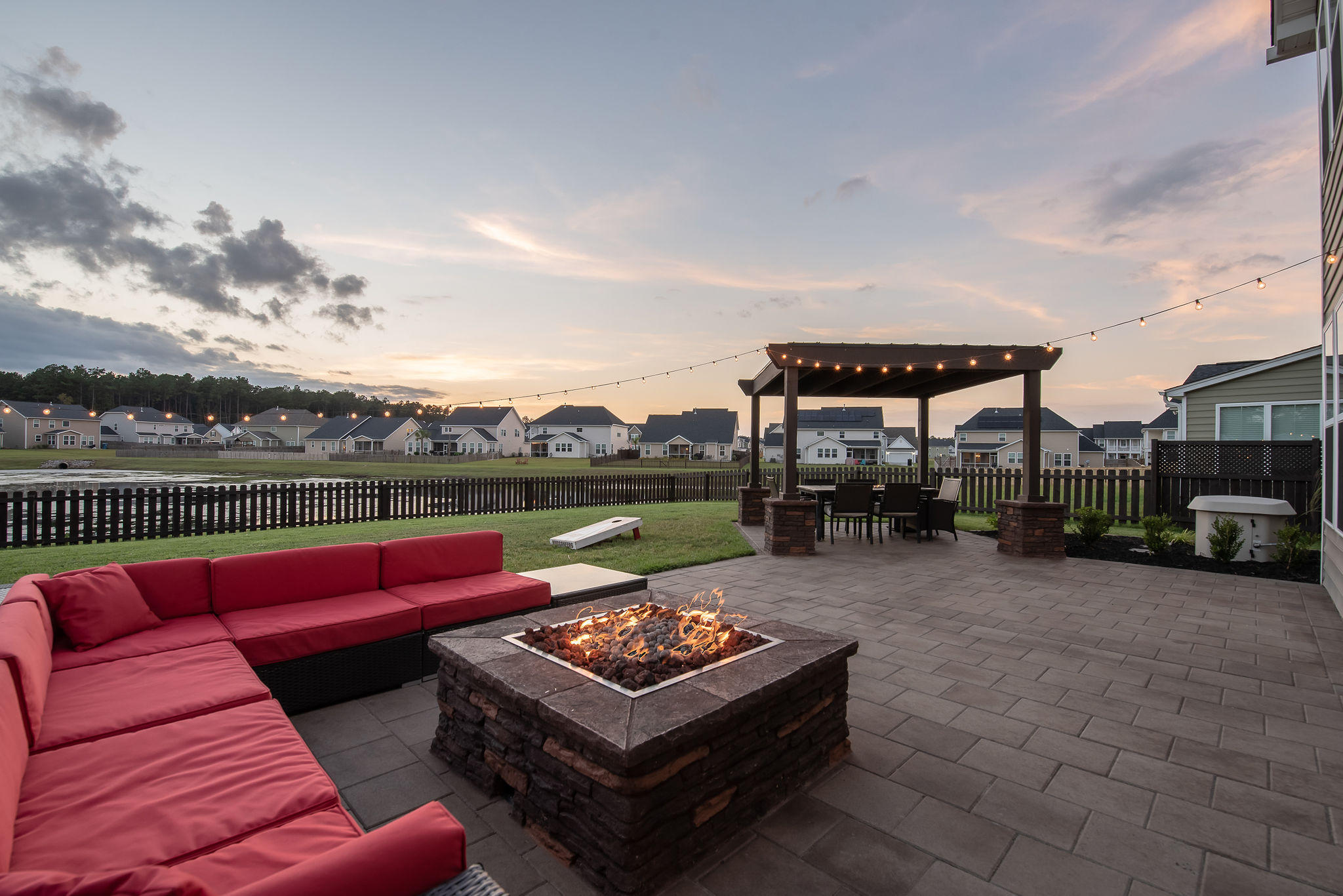 424 Spectrum Road Summerville, SC 29486 - Photo 27 of 44 Firepit Area