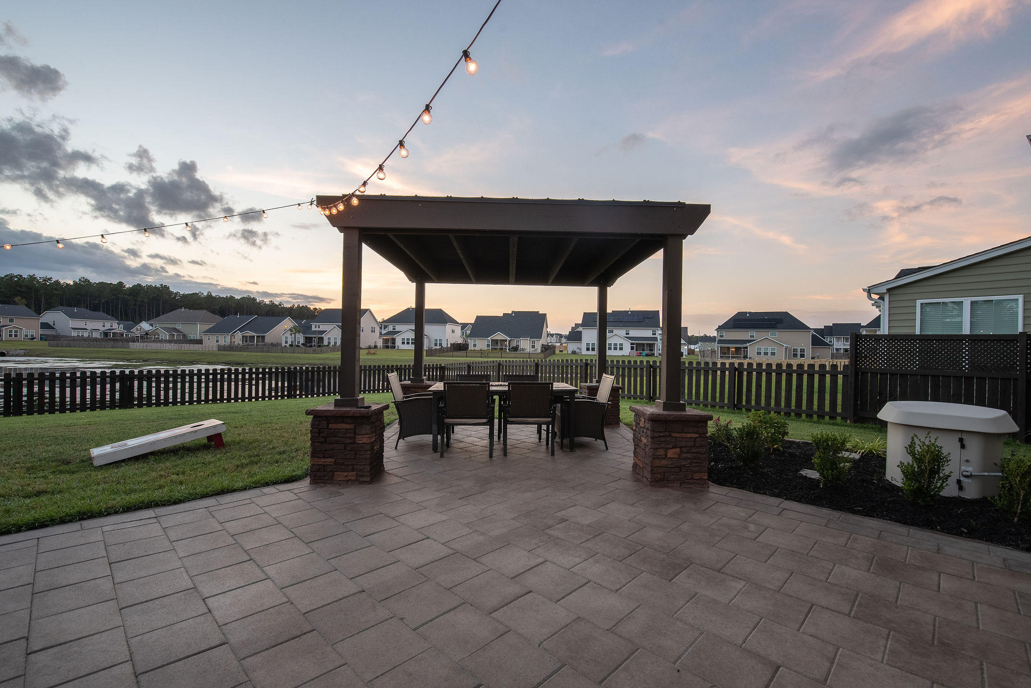 424 Spectrum Road Summerville, SC 29486 - Photo 28 of 44 Pergola and Generator