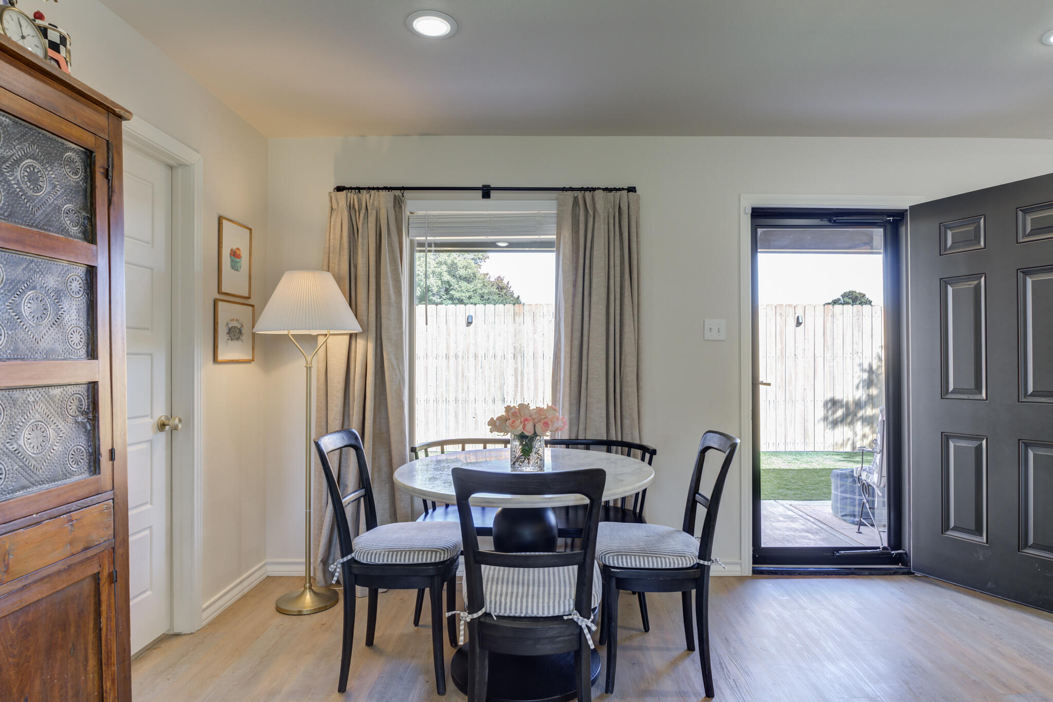 804 2nd Street Abernathy, TX 79311 - Photo 15 of 40 a view of a dining room with furniture window and wooden floor