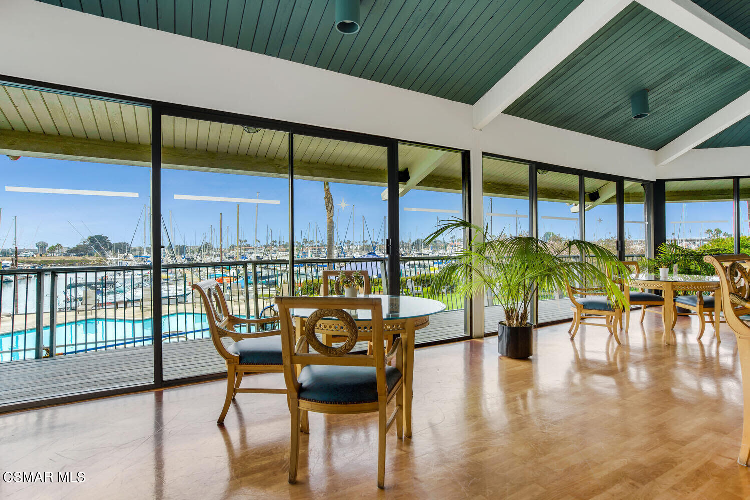 2901 Peninsula Road, Unit 137 Oxnard, CA 93035 - Photo 25 of 36 wooden floor with outdoor seating