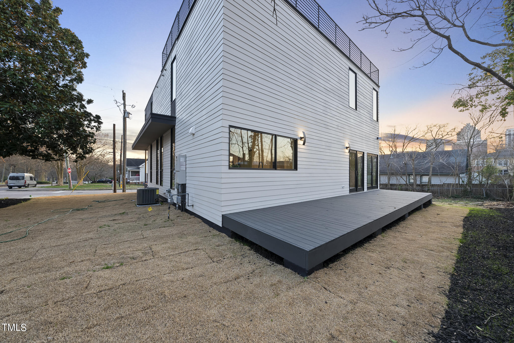 517 East Cabarrus Street Raleigh, NC 27601 - Photo 54 of 58 a view of a terrace with a bench