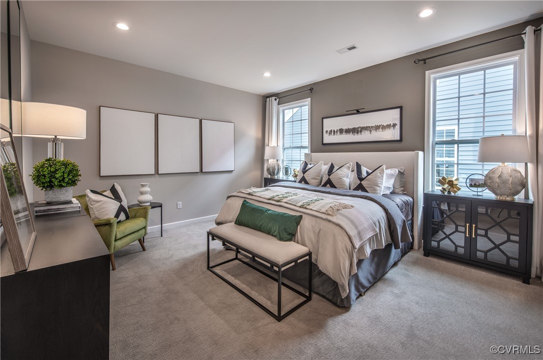 Undisclosed Address Chester, VA 23831 - Photo 20 of 41 Bedroom with light colored carpet