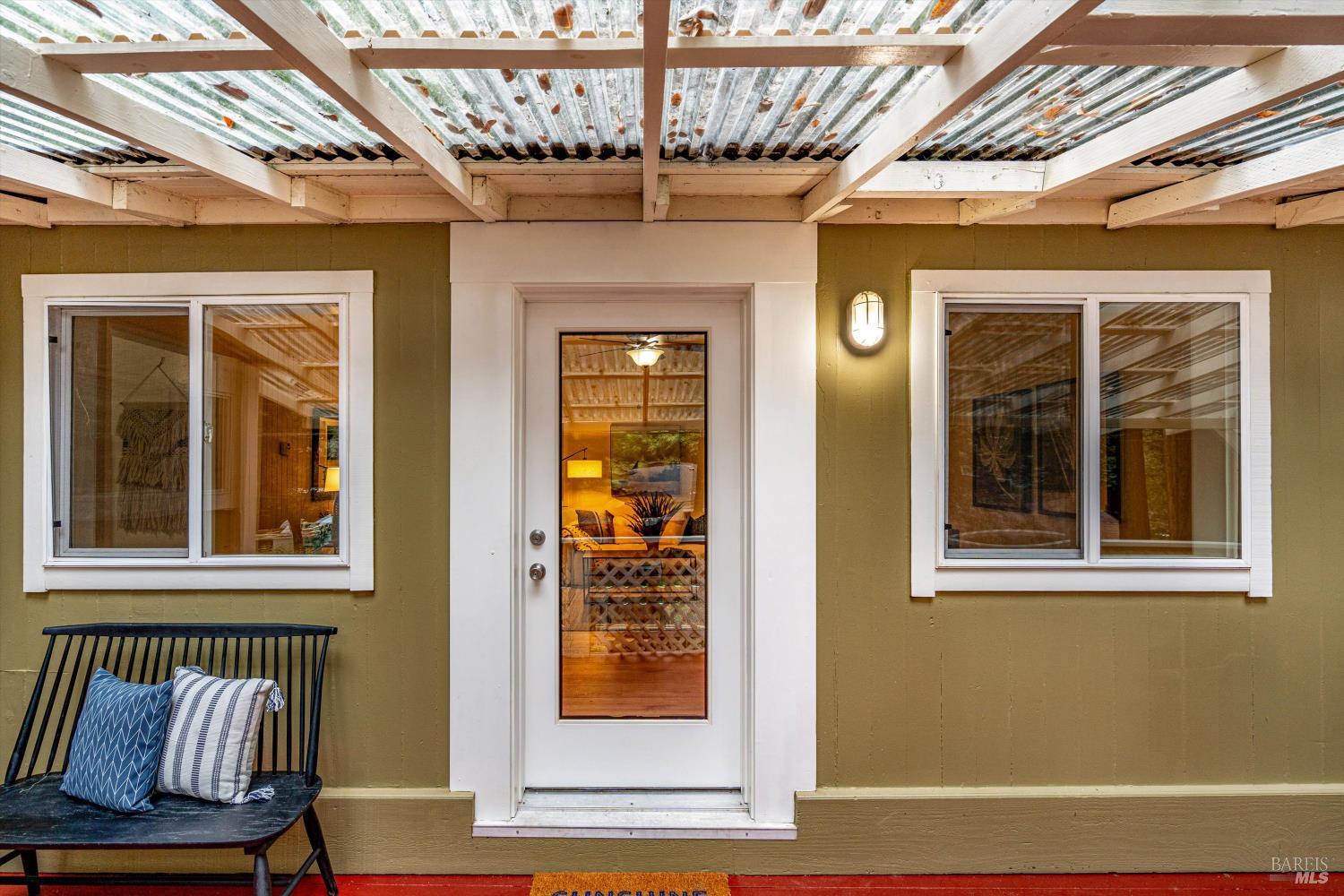 15300 Canyon 3 Road Guerneville, CA 95446 - Photo 37 of 37 a view of a door of the house