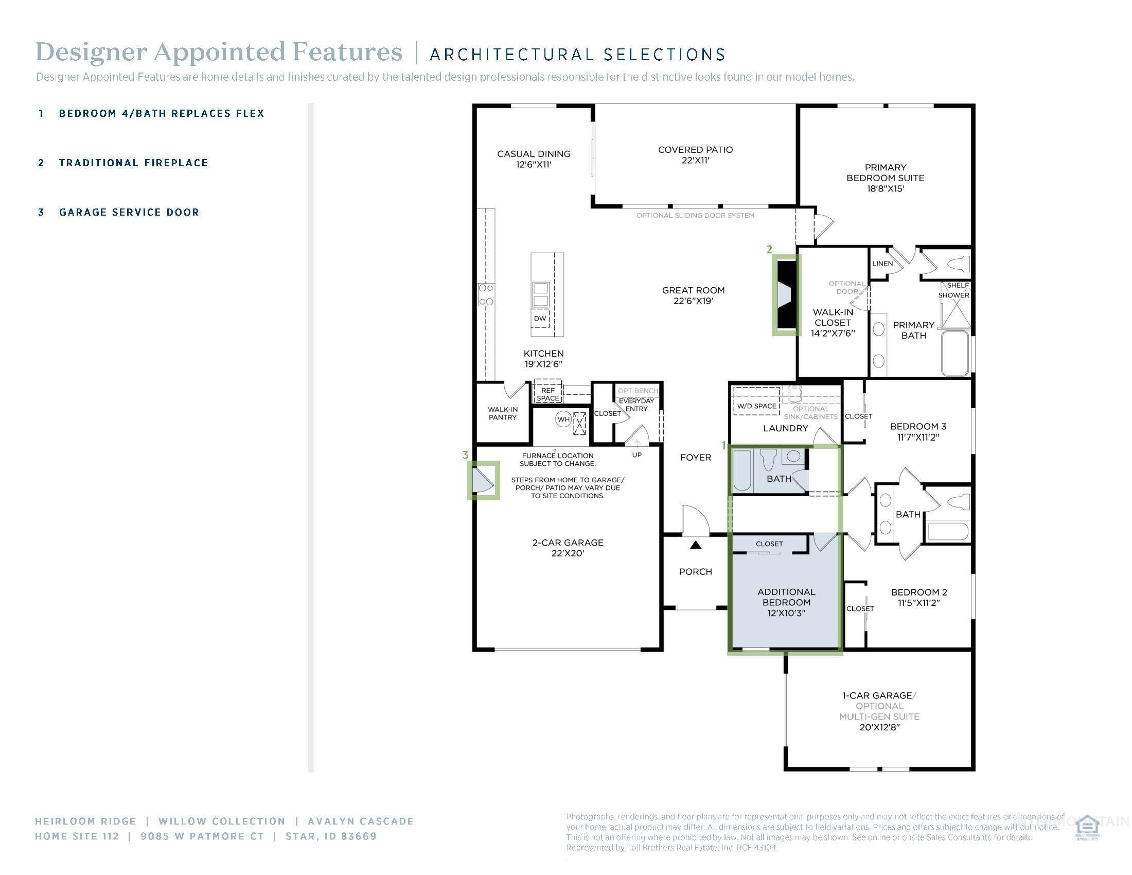 9085 West Patmore Court Star, ID 83669 - Photo 40 of 40 View of property floor plan