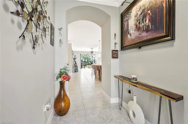 a view of entryway and hall