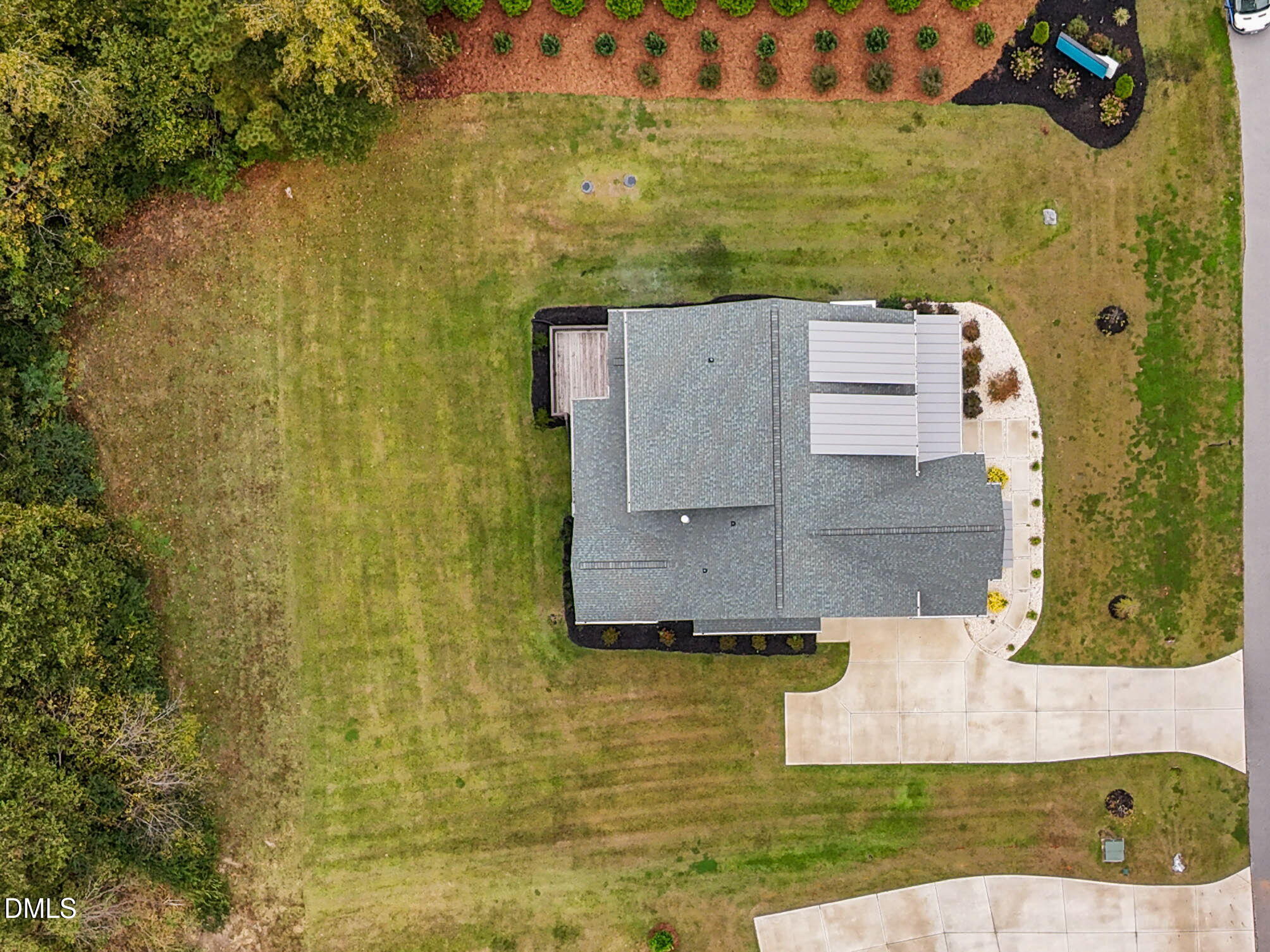 10 Carnation Road Youngsville, NC 27596 - Photo 44 of 47 an aerial view of residential house with outdoor space