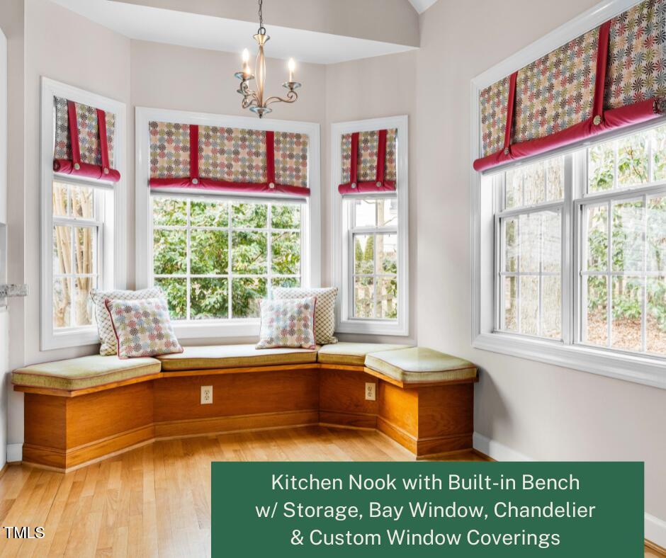 6328 Nowell Pointe Drive Raleigh, NC 27607 - Photo 15 of 56 Kitchen Nook with NOTE