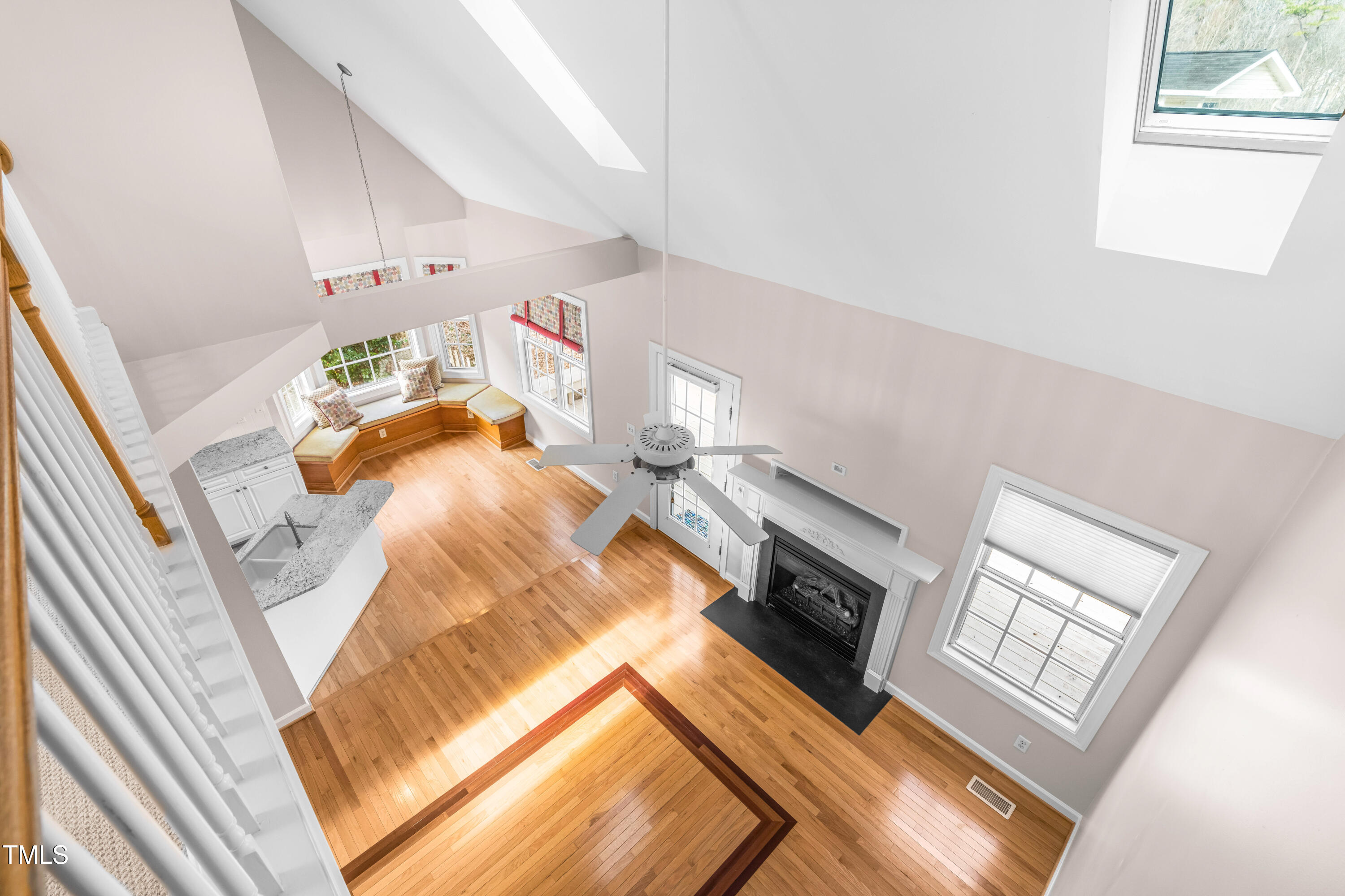 6328 Nowell Pointe Drive Raleigh, NC 27607 - Photo 22 of 56 Living Room from Catwalk