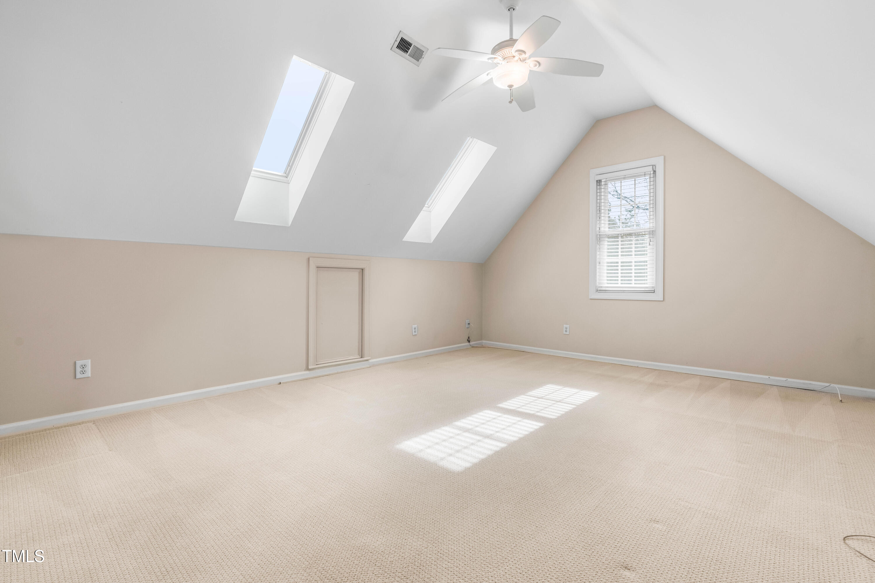 6328 Nowell Pointe Drive Raleigh, NC 27607 - Photo 38 of 56 Bedroom 4 or Bonus with Skylights