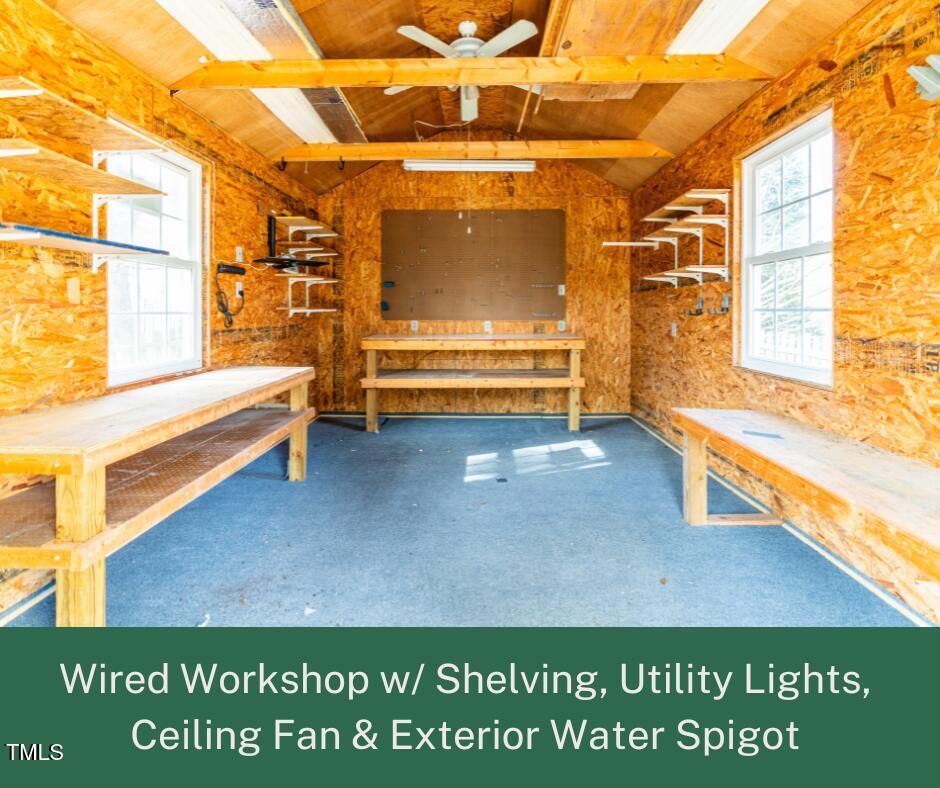 6328 Nowell Pointe Drive Raleigh, NC 27607 - Photo 50 of 56 Workshop with NOTE