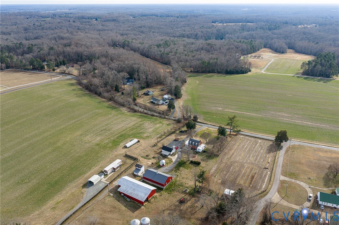 2172 Piping Tree Ferry Road Mechanicsville, VA 23111 - Photo 49 of 50 an aerial view of a house with a yard