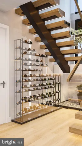 a view of front door and bedroom