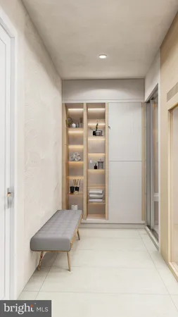 a living room with a wooden floor