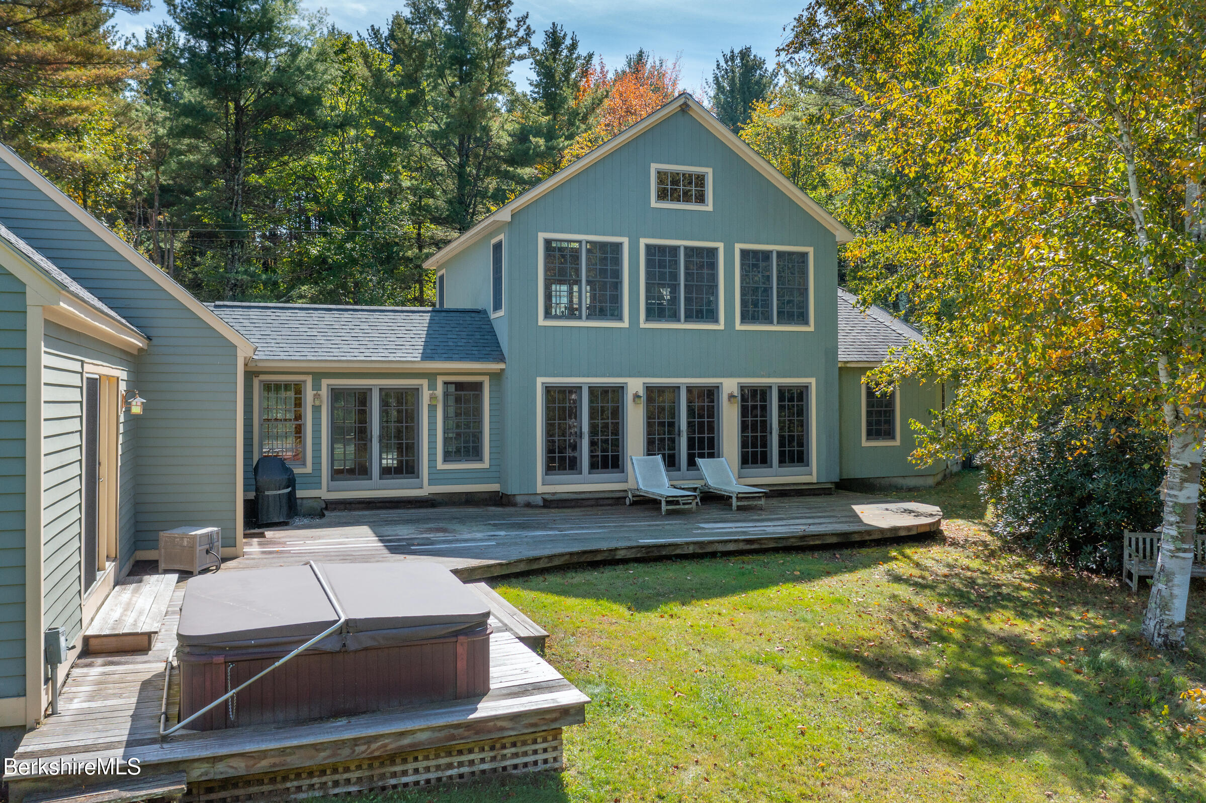 2205 County Rte 5 Canaan, NY 12029 - Photo 38 of 45 a front view of a house with swimming pool and porch