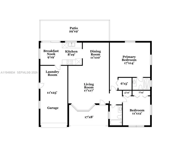 a picture of a floor plan