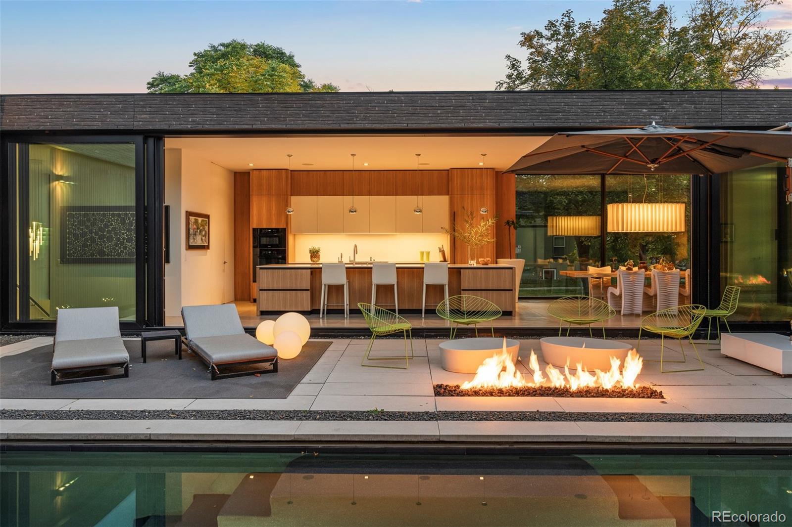 4100 Bryant Street Denver, CO 80211 - Photo 23 of 30 a view of swimming pool with outdoor seating