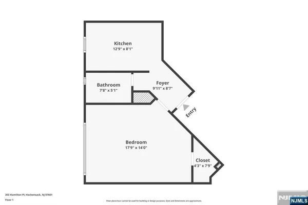 $235,000 | 303 Hamilton Place, Unit A4, Hackensack, NJ 07601