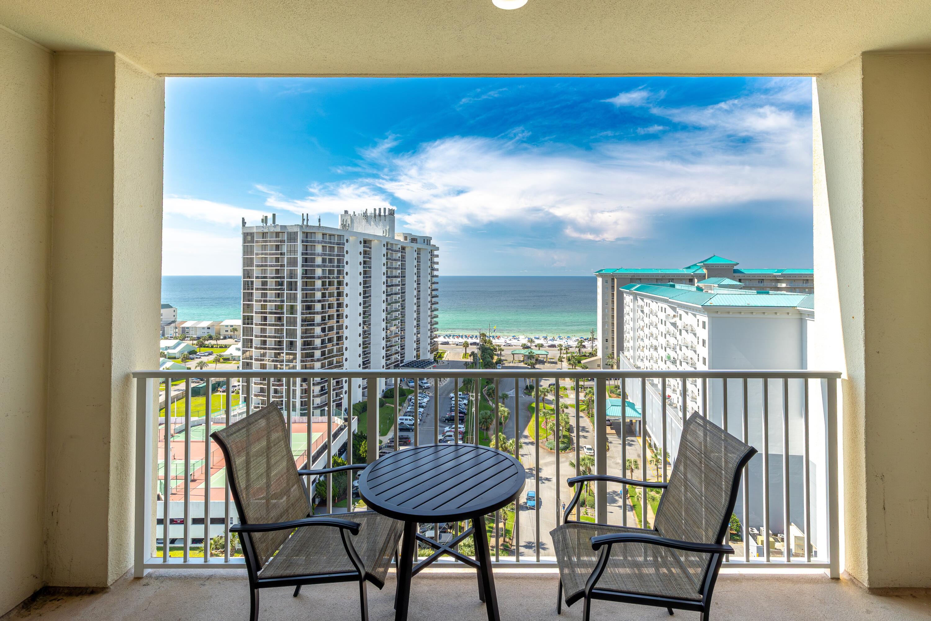 112 Seascape Drive, Unit 1306 Miramar Beach, FL 32550 - Photo 13 of 28 a view of a balcony with furniture