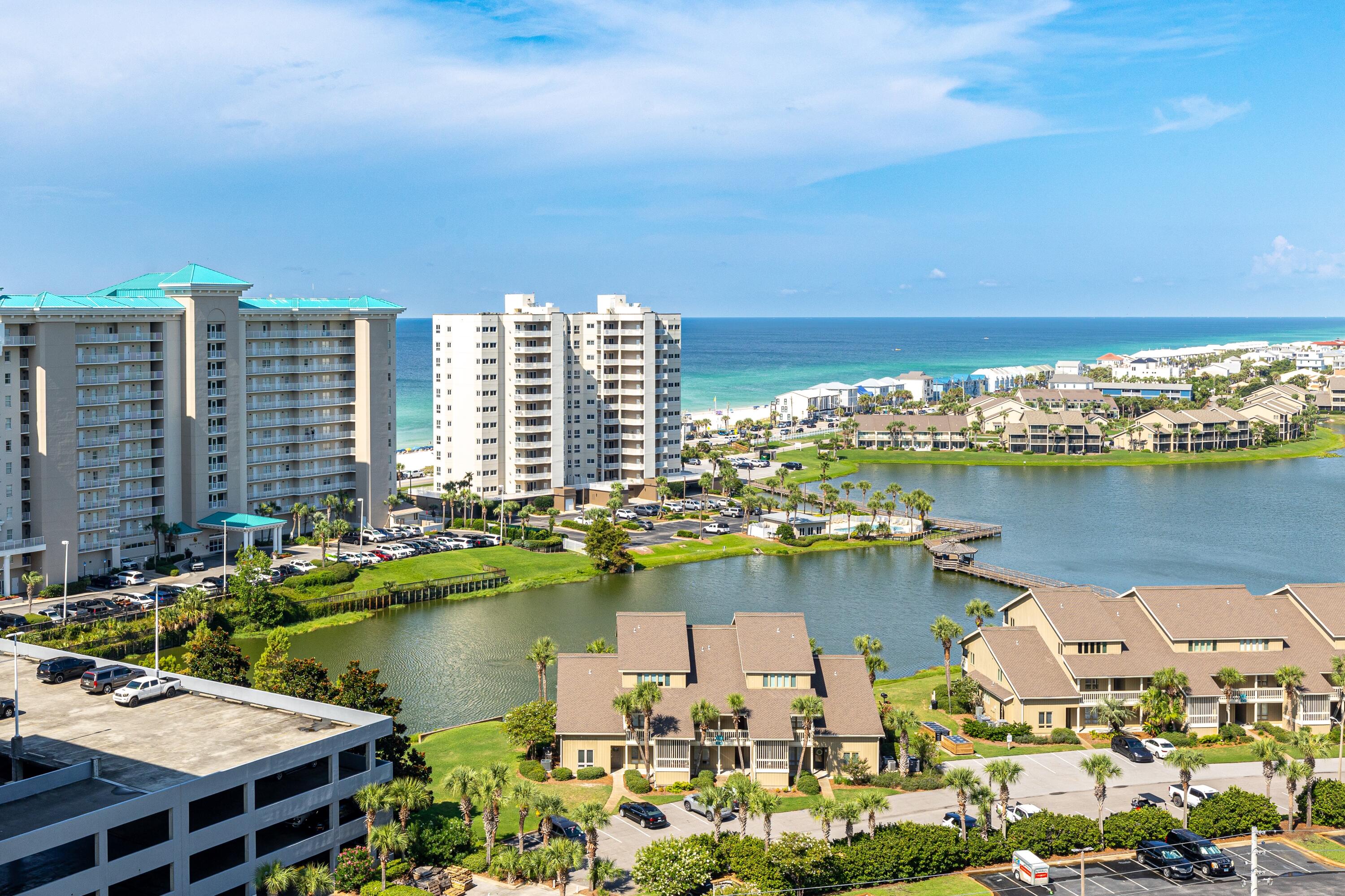 112 Seascape Drive, Unit 1306 Miramar Beach, FL 32550 - Photo 18 of 28 a view of a city with tall buildings