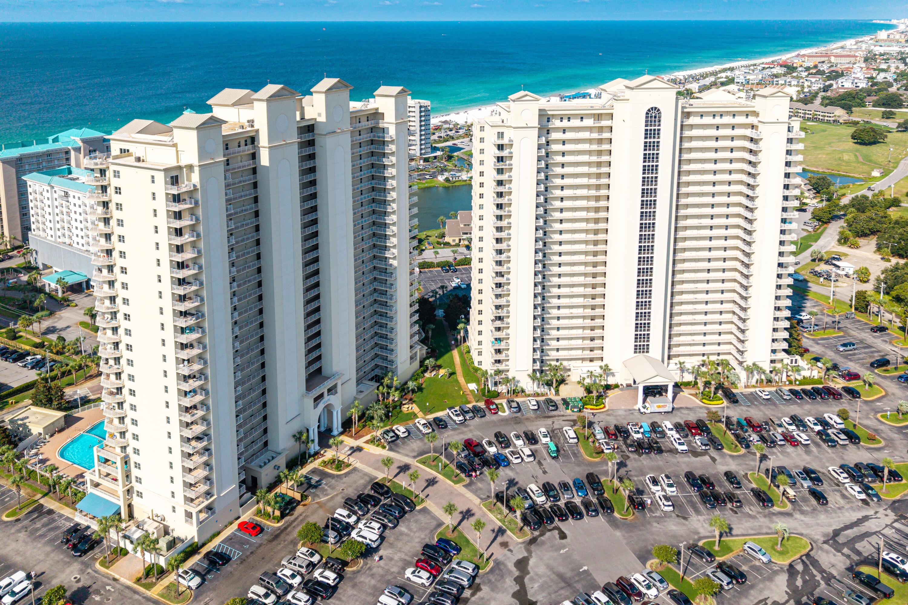 112 Seascape Drive, Unit 1306 Miramar Beach, FL 32550 - Photo 26 of 28 a city view with tall buildings