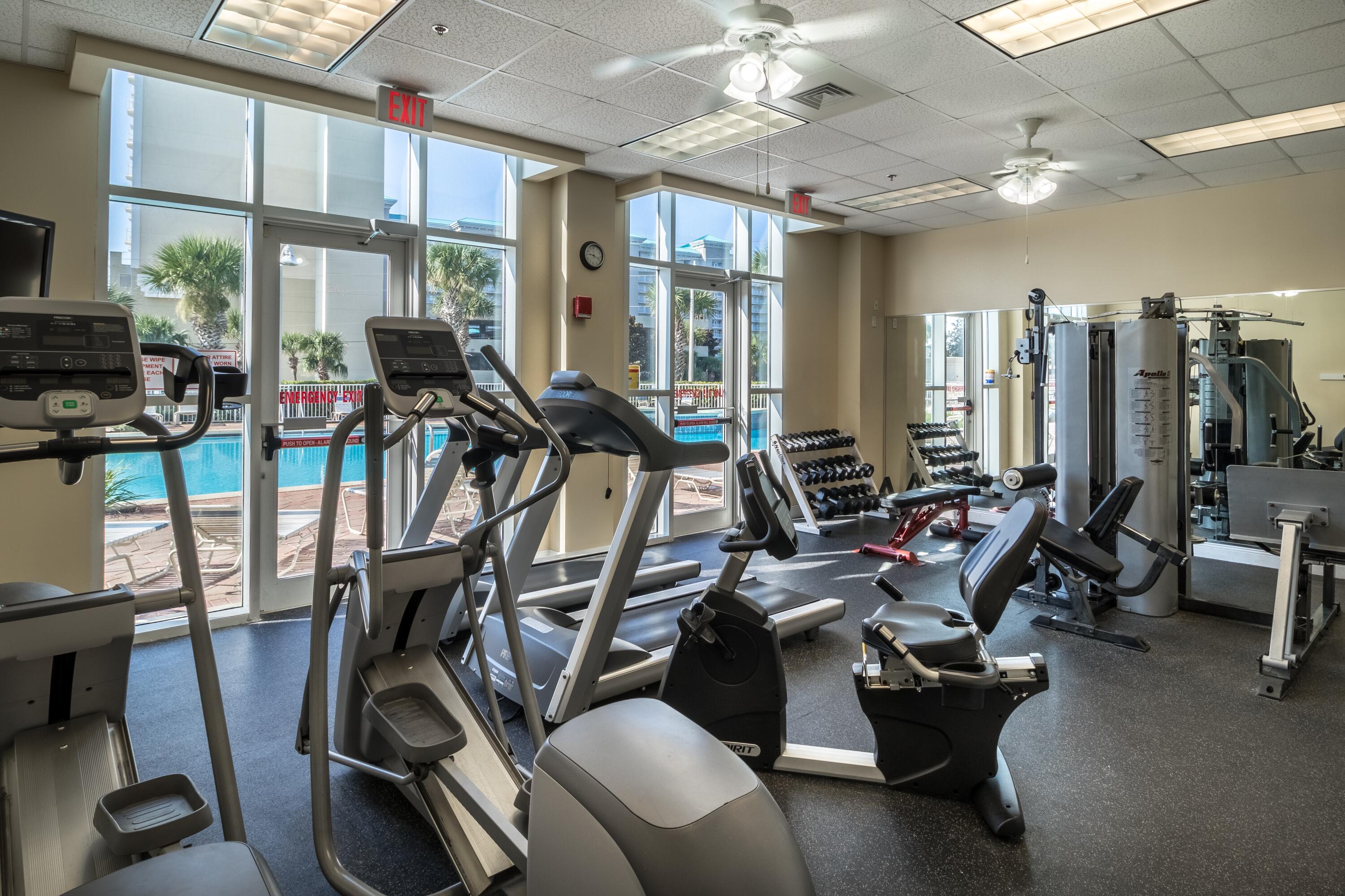 112 Seascape Drive, Unit 1306 Miramar Beach, FL 32550 - Photo 28 of 28 a view of a room with gym equipment