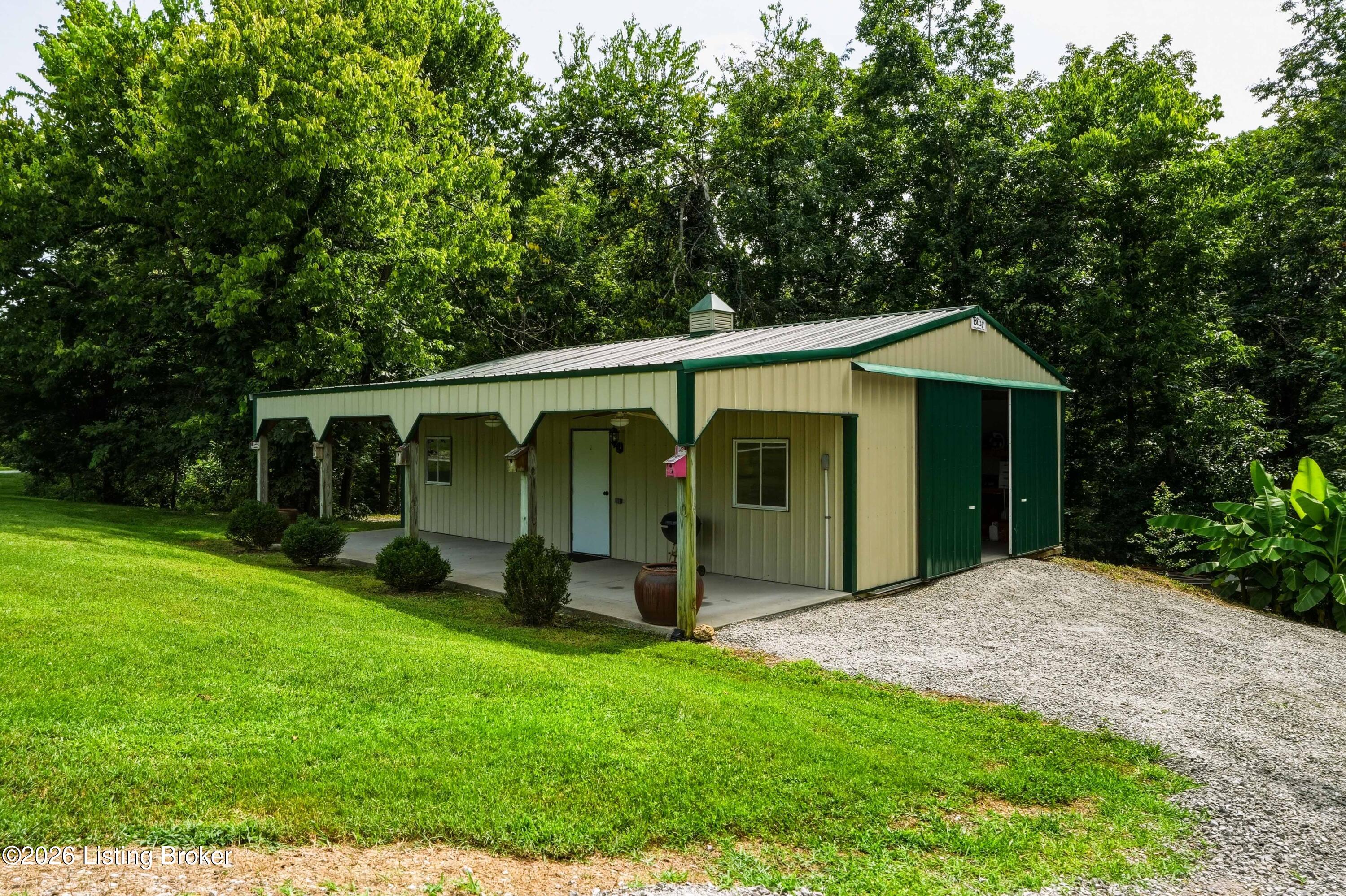 312 Cedar Point Road Mount Eden, KY 40046 - Photo 42 of 72 66_Exterior-Barn-Porch
