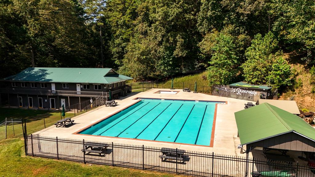 107 23rd Street Ellijay, GA 30540 - Photo 30 of 45 a view of a backyard with sitting area