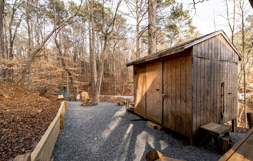 107 23rd Street Ellijay, GA 30540 - Photo 7 of 45 a view of backyard with cabin