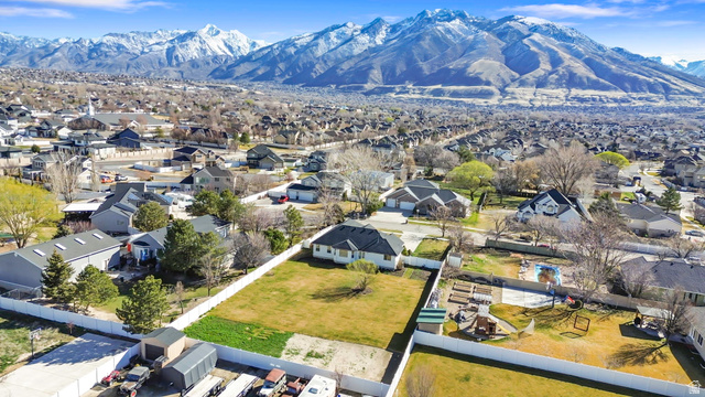 13176 Day Court Draper, UT 84020 - Photo 45 of 45 Aerial perspective of suburban area featuring a mountain backdrop