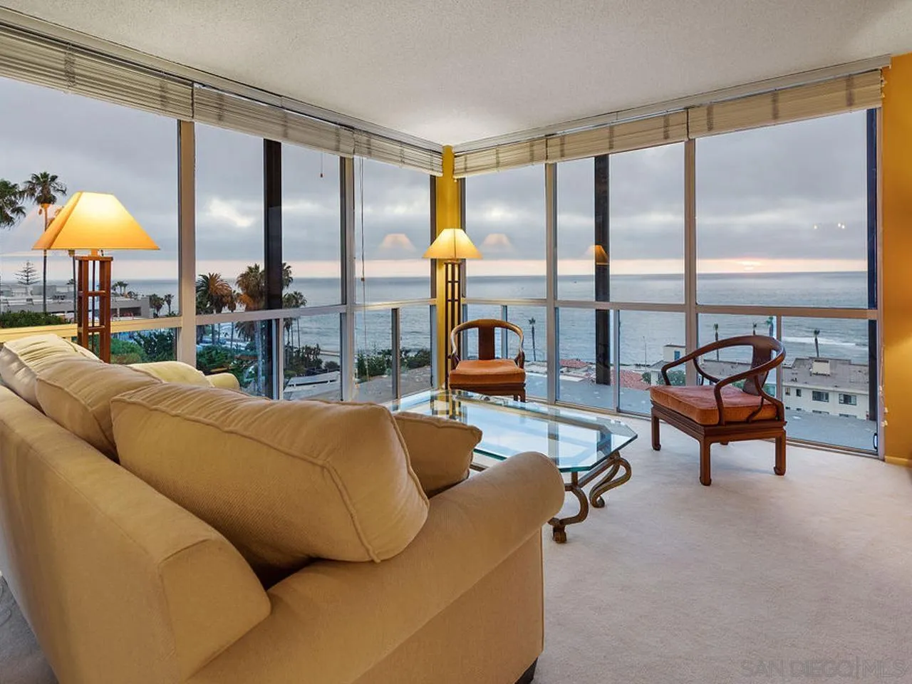 800 Prospect Street, Unit 4A La Jolla, CA 92037 - Photo 12 of 34 a living room with furniture and a large window