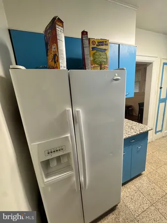 a view of a refrigerator in kitchen and a refrigerator