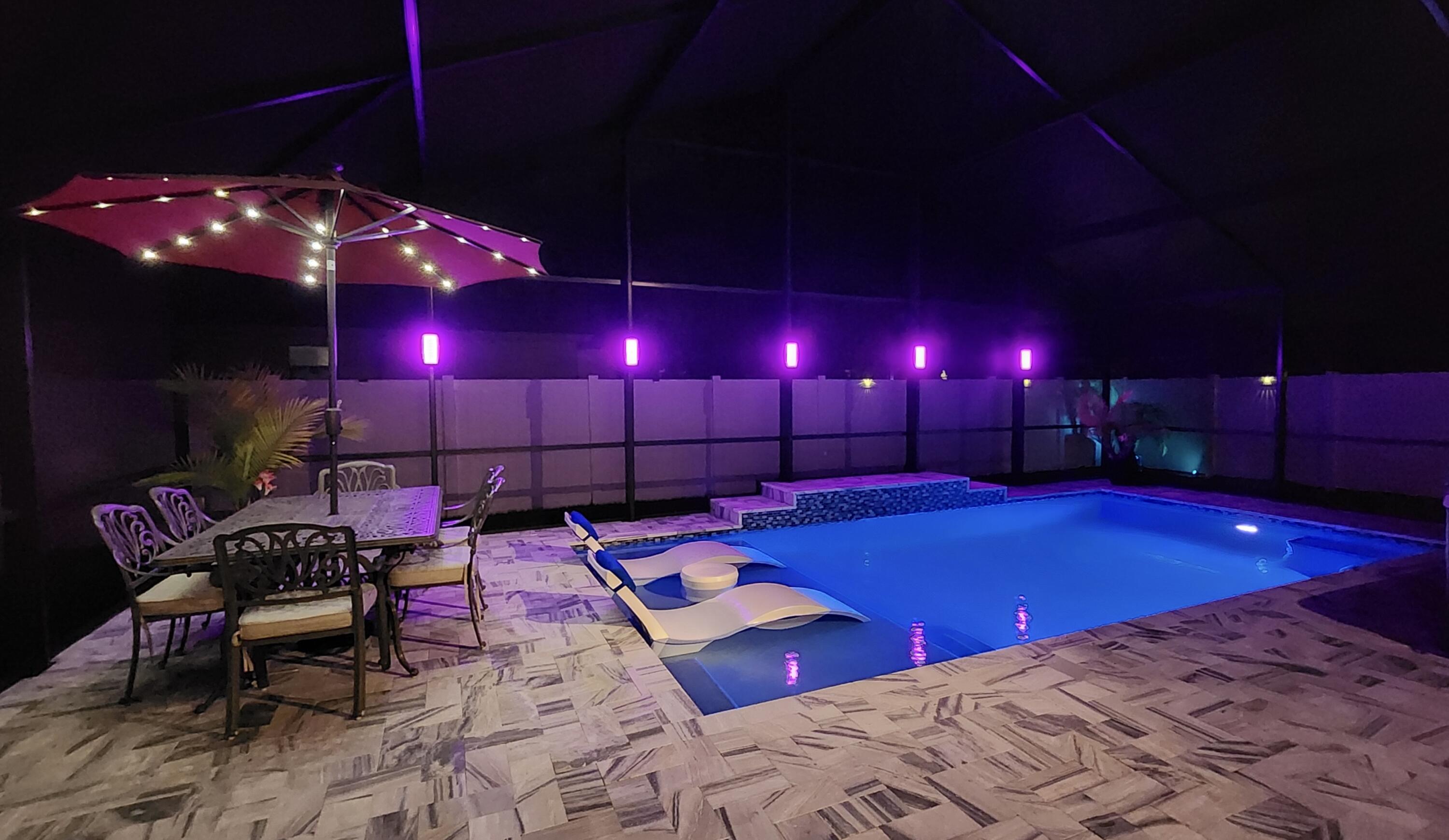 2789 Southwest Riviera Road Stuart, FL 34997 - Photo 6 of 65 Pool at Night