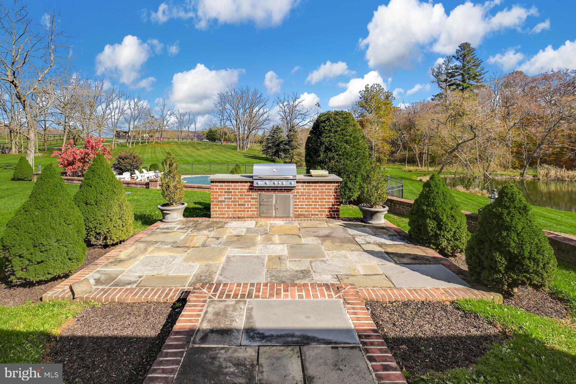 1315 Pineville Road New Hope, PA 18938 - Photo 25 of 51 a view of a yard with an trees
