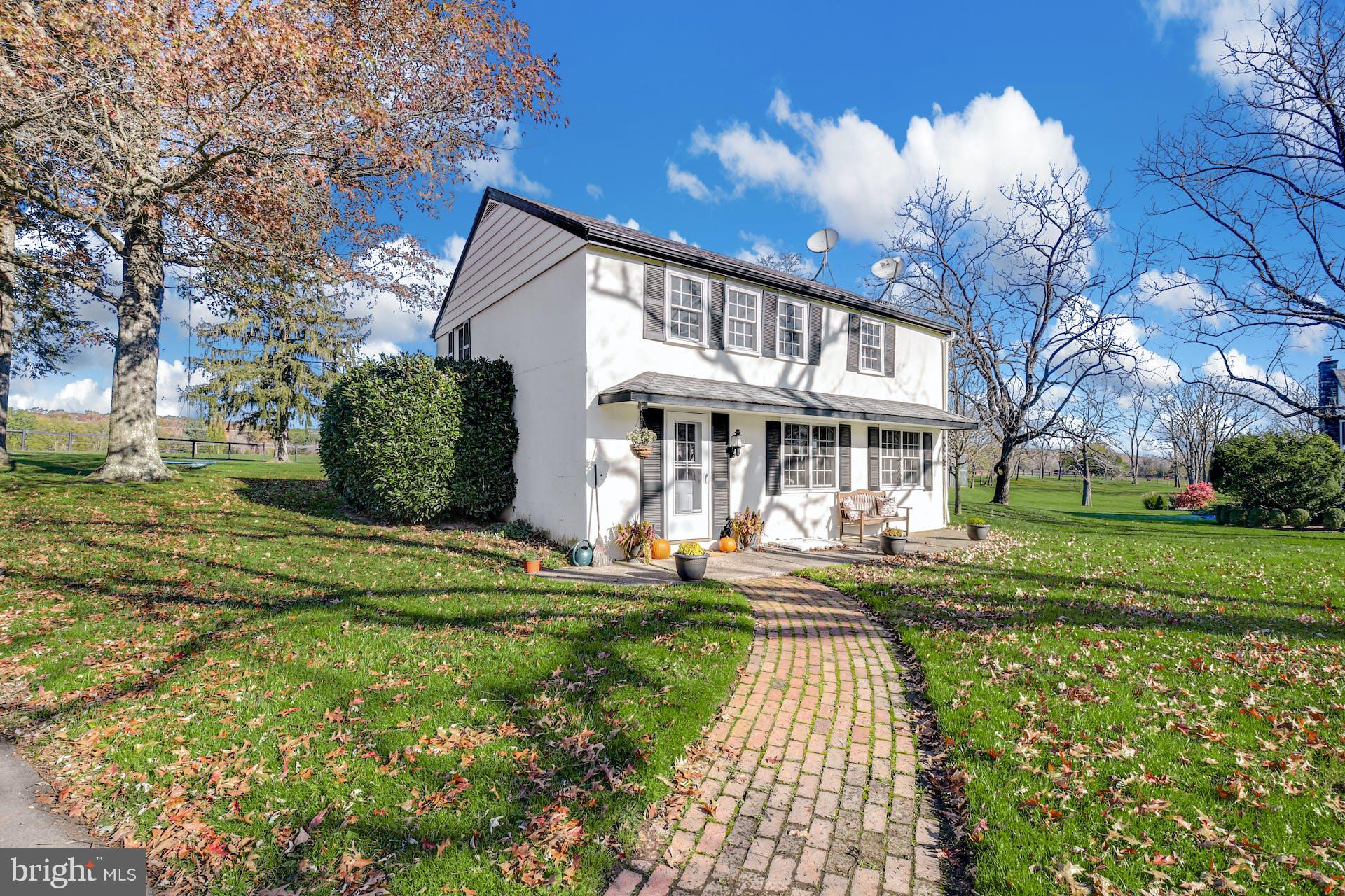 1315 Pineville Road New Hope, PA 18938 - Photo 27 of 51 a front view of a house with a yard