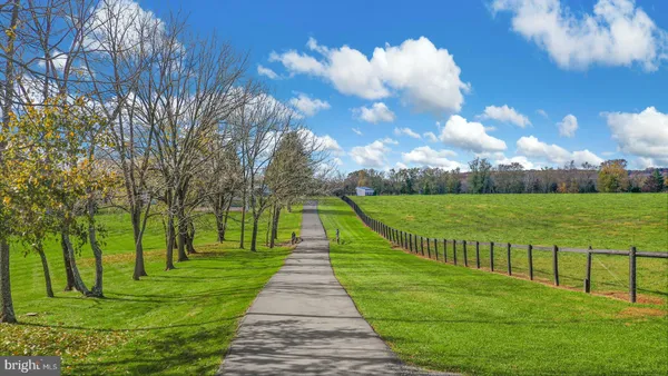 a view of a golf course