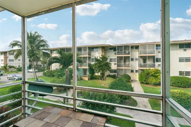 a view of a city from a balcony