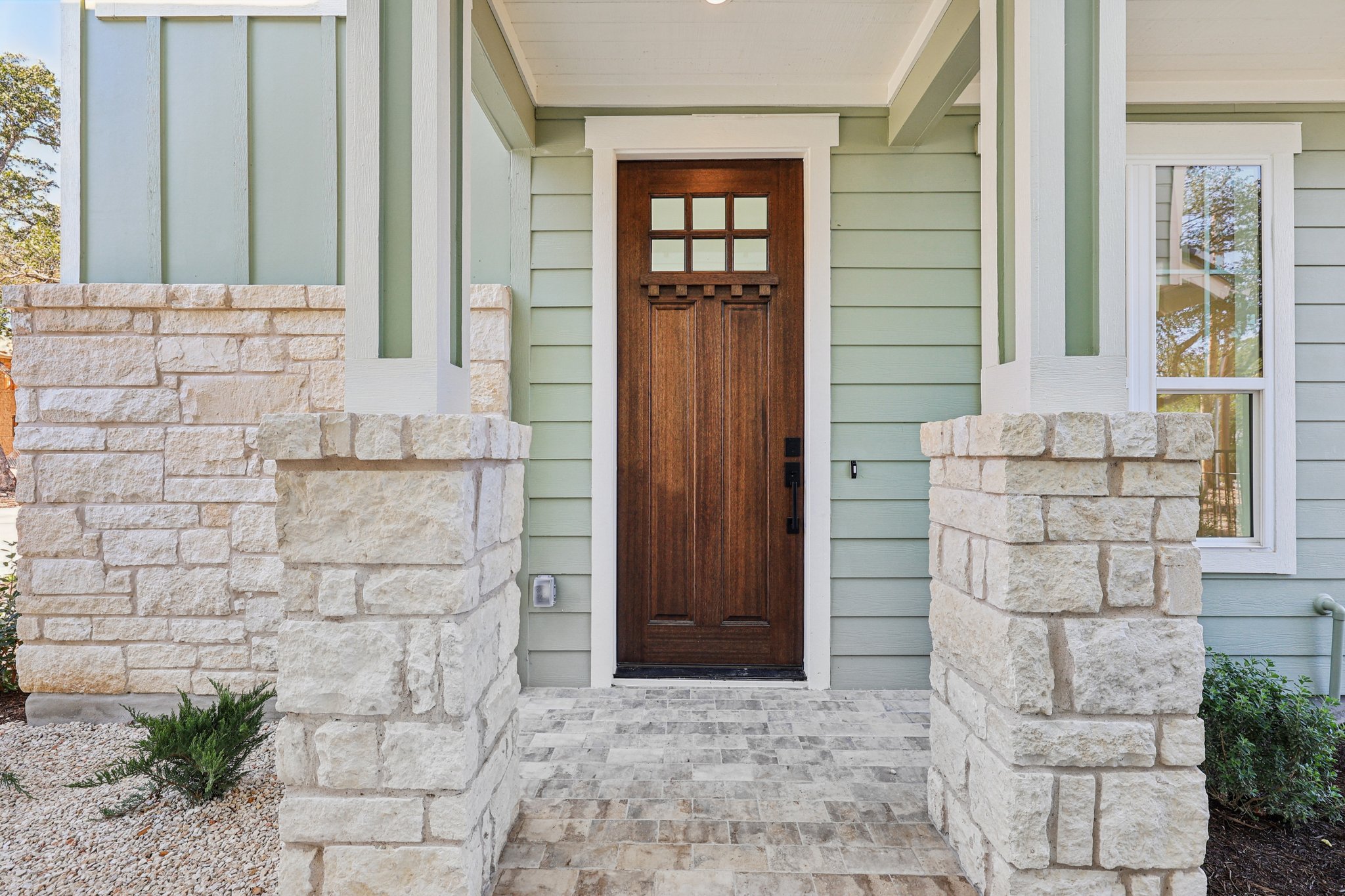 2414 Drew Lane, Unit 3 Austin, TX 78748 - Photo 3 of 18 Entrance to property featuring stone siding