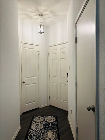 a bathroom with a mirror