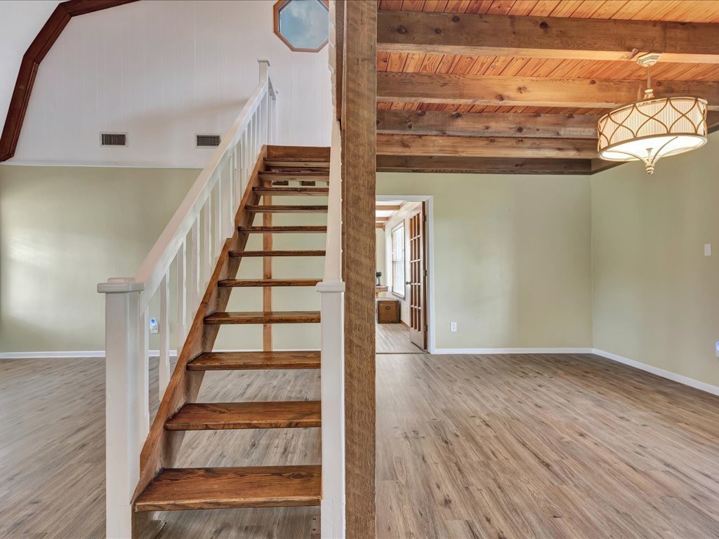 1013 Dewitt Hinson Road Pollok, TX 75969 - Photo 20 of 33 a view of entryway with wooden floor